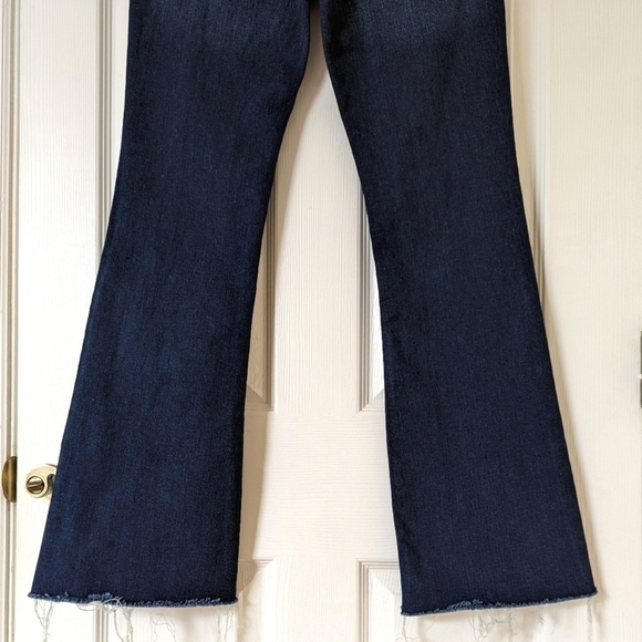 Banana Republic Classic Dark Wash Mid Rise Boot Cut Jeans Size 27/4 - Picture 6 of 14